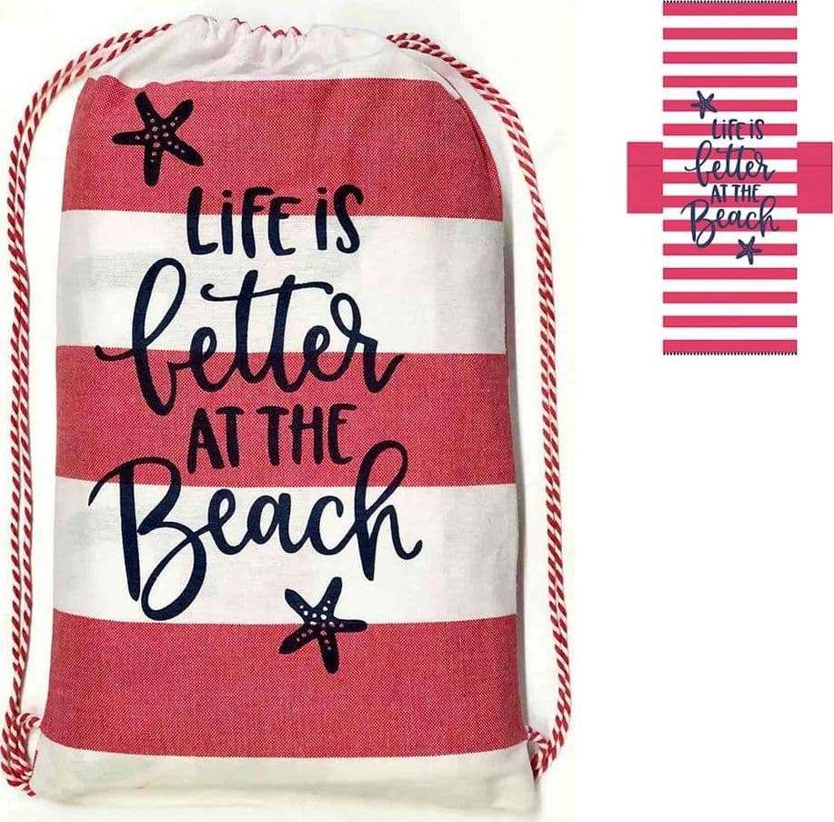 TELO-MARE-FOUTA-PER-LETTINO-COTONE-75X195-RIGATO-PON-PON-E-TASCHE-LATERALI