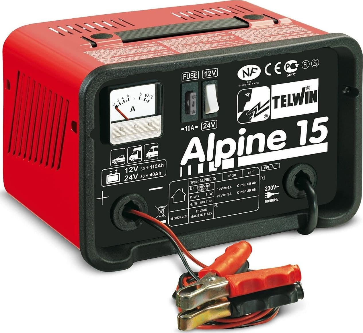 TELWIN CARICABATTERIA AH115 12-24V ALIMENTAZIONE 230V MOD.ALPINE 15 Auto e Moto/Attrezzi per veicoli/Attrezzi per batteria/Caricabatterie Trade Shop italia - Napoli, Commerciovirtuoso.it