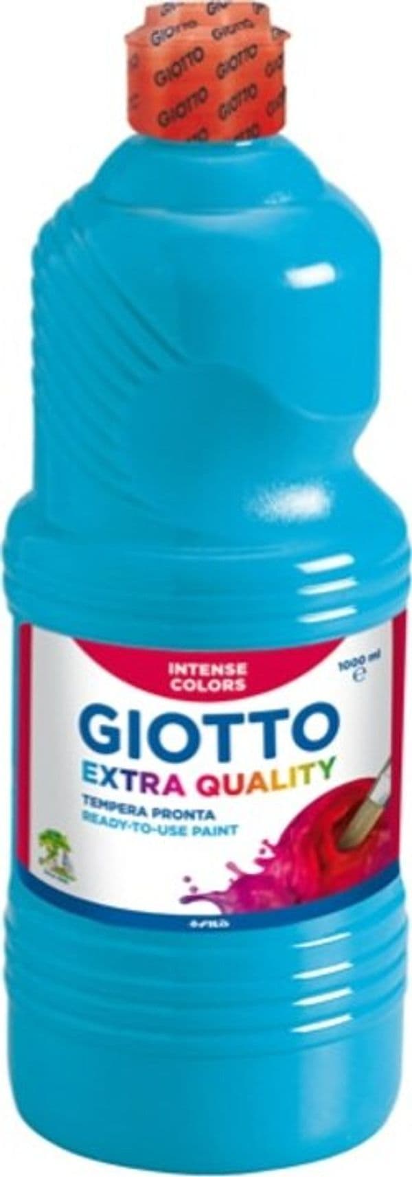 Tempera pronta - 1000ml - cyano - Giotto Giochi e giocattoli/Attività creative/Accessori per disegnare e colorare/Pittura/Colori a tempera Eurocartuccia - Pavullo, Commerciovirtuoso.it
