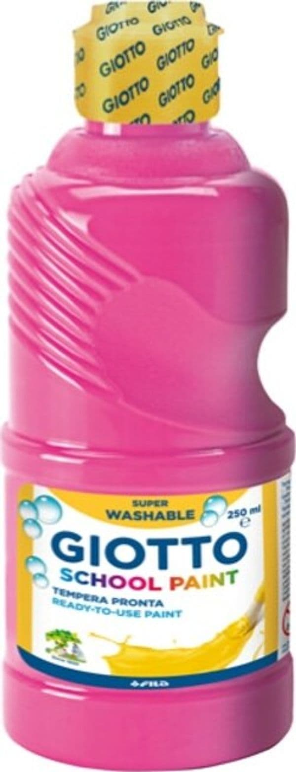 Tempera pronta - 250ml - rosso magenta - Giotto Giochi e giocattoli/Attività creative/Accessori per disegnare e colorare/Pittura/Colori a tempera Eurocartuccia - Pavullo, Commerciovirtuoso.it