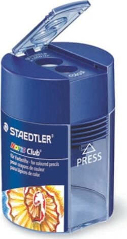 Temperamatite Noris - con contenitore - 2 fori - 8 2 - 10 2 mm - Staedtler Cancelleria e prodotti per ufficio/Penne matite scrittura e correzione/Temperamatite Eurocartuccia - Pavullo, Commerciovirtuoso.it