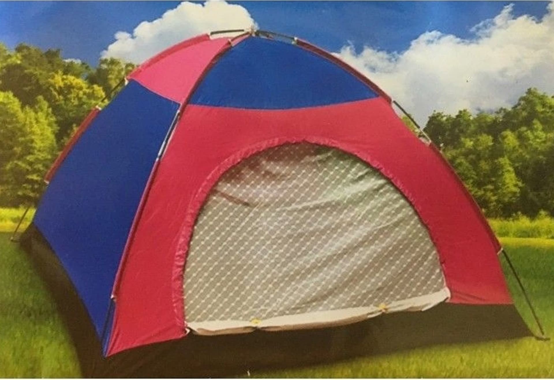 TENDA CANADESE 4 PERSONE CAMPEGGIO IGLOO CAMPING ZANZARIERA SACCA TRASPORTO GITE Sport e tempo libero/Attività ricreative all'aperto/Camping e outdoor/Tende/Tende igloo Trade Shop italia - Napoli, Commerciovirtuoso.it