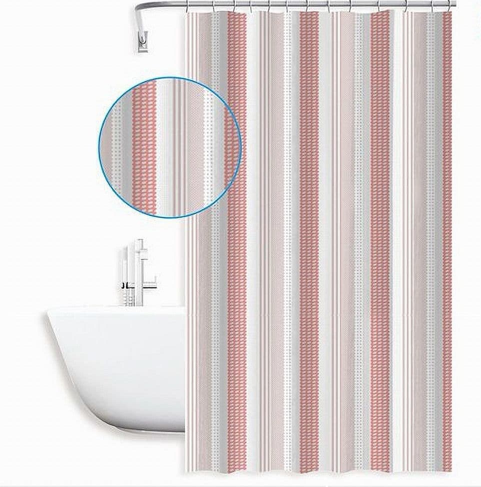 Tenda-Doccia-Antimuffa-Impermeabile-240x200-Cm-Con-Anelli-Bagno-59814-Righe-Rosa