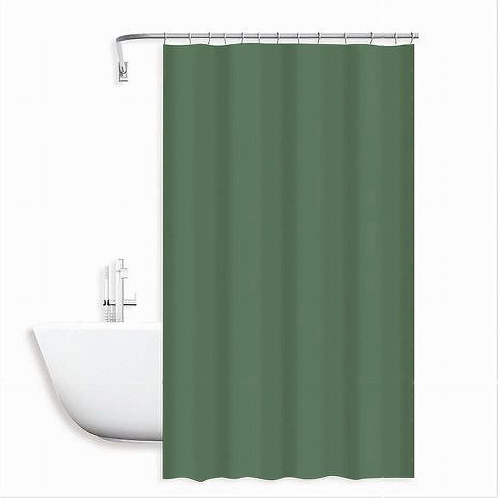TENDA DOCCIA ANTIMUFFA IMPERMEABILE POLIESTERE 180X200CM GANCI BAGNO VERDE 79858 in Tende da doccia Trade Shop italia - Napoli, commercioVirtuoso.it