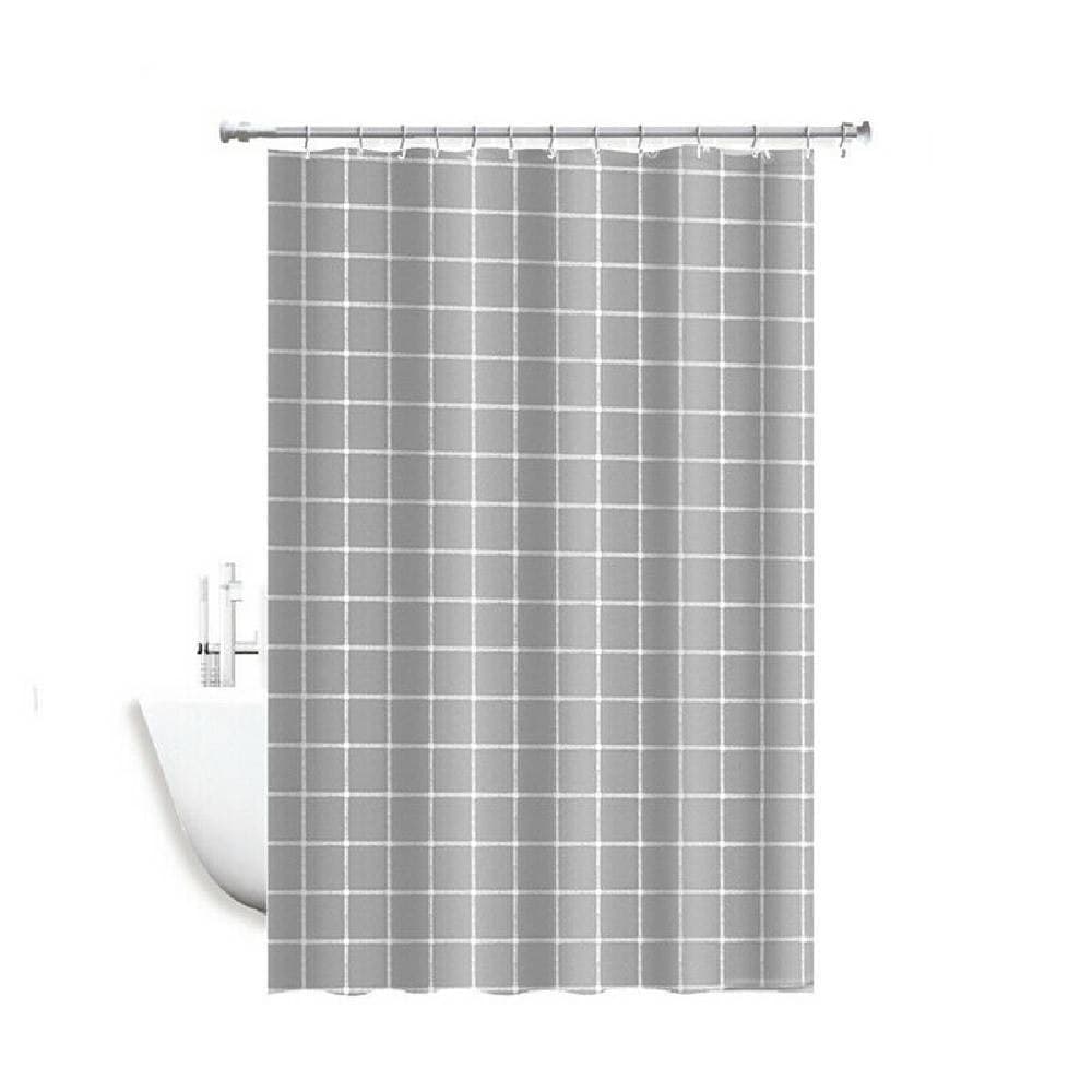 Tenda-Doccia-Impermeabile-Tessuto-Pvc-12-Ganci-Plastica-Quadri-240-X-200cm-52748