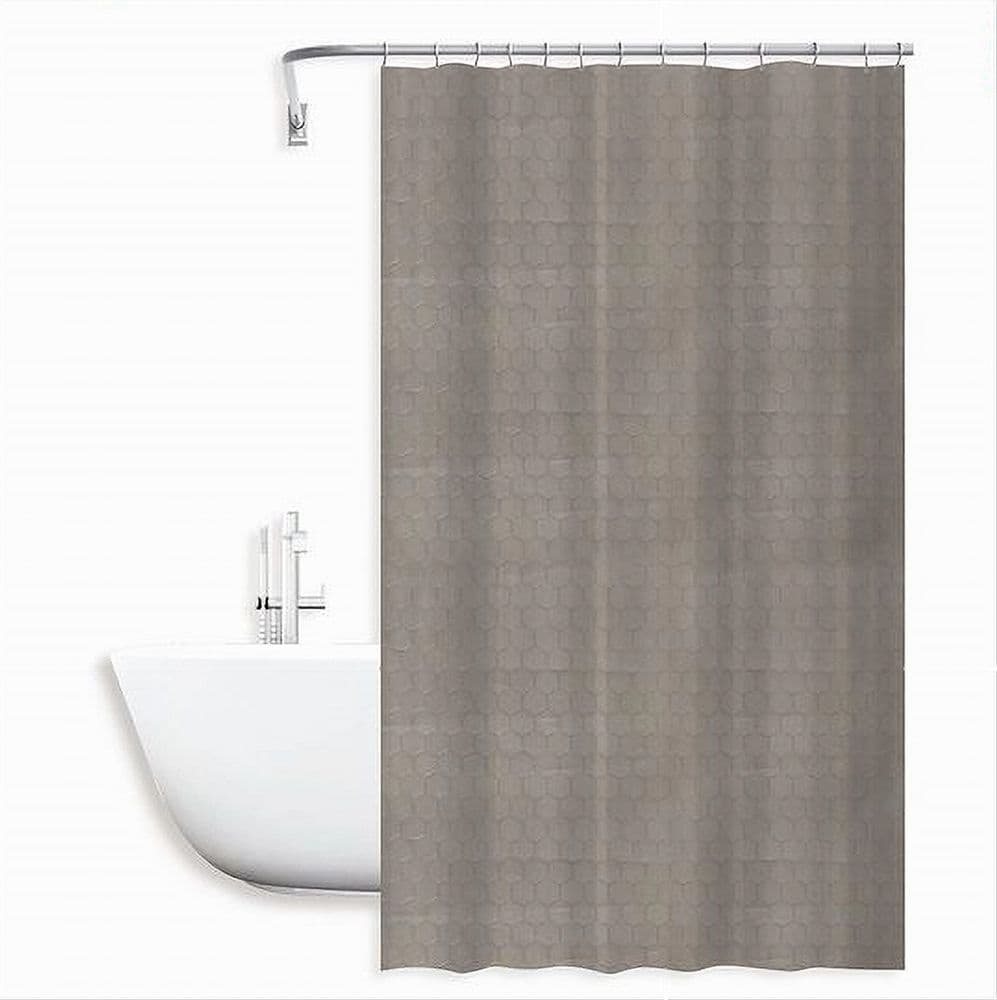TENDA DOCCIA VASCA BAGNO EFFETTO 3D NIDO D'APE TORTORA 180X200 CM 12 GANCI 87603 in Tende da doccia Trade Shop italia - Napoli, commercioVirtuoso.it