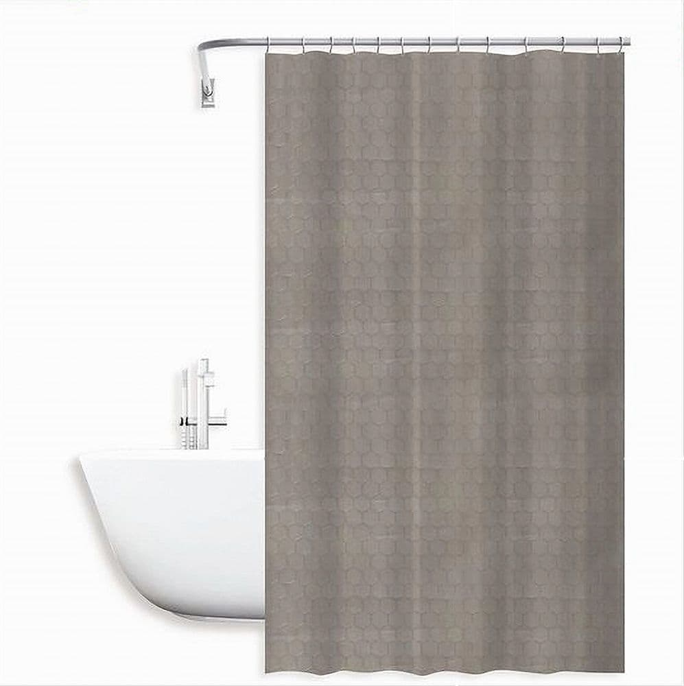 TENDA DOCCIA VASCA BAGNO EFFETTO 3D NIDO D'APE TORTORA 240X200 CM 12 GANCI 87604 in Tende da doccia Trade Shop italia - Napoli, commercioVirtuoso.it