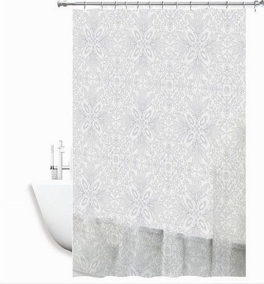 Tenda-Doccia-Vasca-Bianca-Impermeabile-Pvc-240-X-200cm-Decorata-Con-Foglie-69514