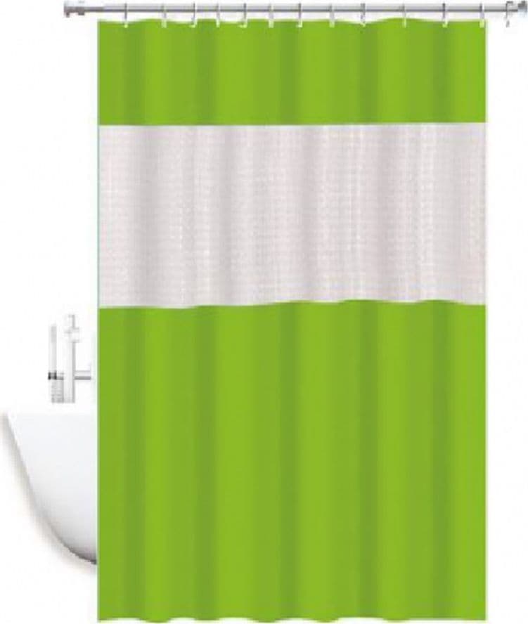 Tenda-Doccia-Vasca-Impermeabile-Antimuffa-Verde-3d-180-X-220-Cm-Giuntura-52134