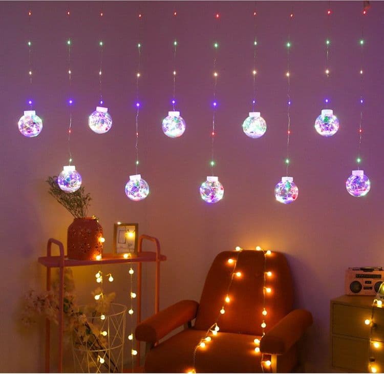 Tenda Luminosa 10 Palline Di Natale 3 Metri Con Neve Luce Led Calda Fredda Rgb Casa e cucina/Decorazioni per interni/Addobbi e decorazioni per ricorrenze/Decorazioni natalizie/Luci natalizie/Catene luminose per esterni Trade Shop italia - Napoli, Commerciovirtuoso.it