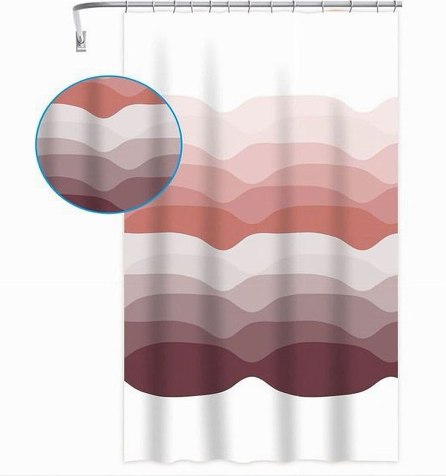 TENDA PER DOCCIA VASCA BAGNO CON 12 GANCI GRADAZIONI DI COLORE 180X200 CM 87573 in Tende da doccia Trade Shop italia - Napoli, commercioVirtuoso.it