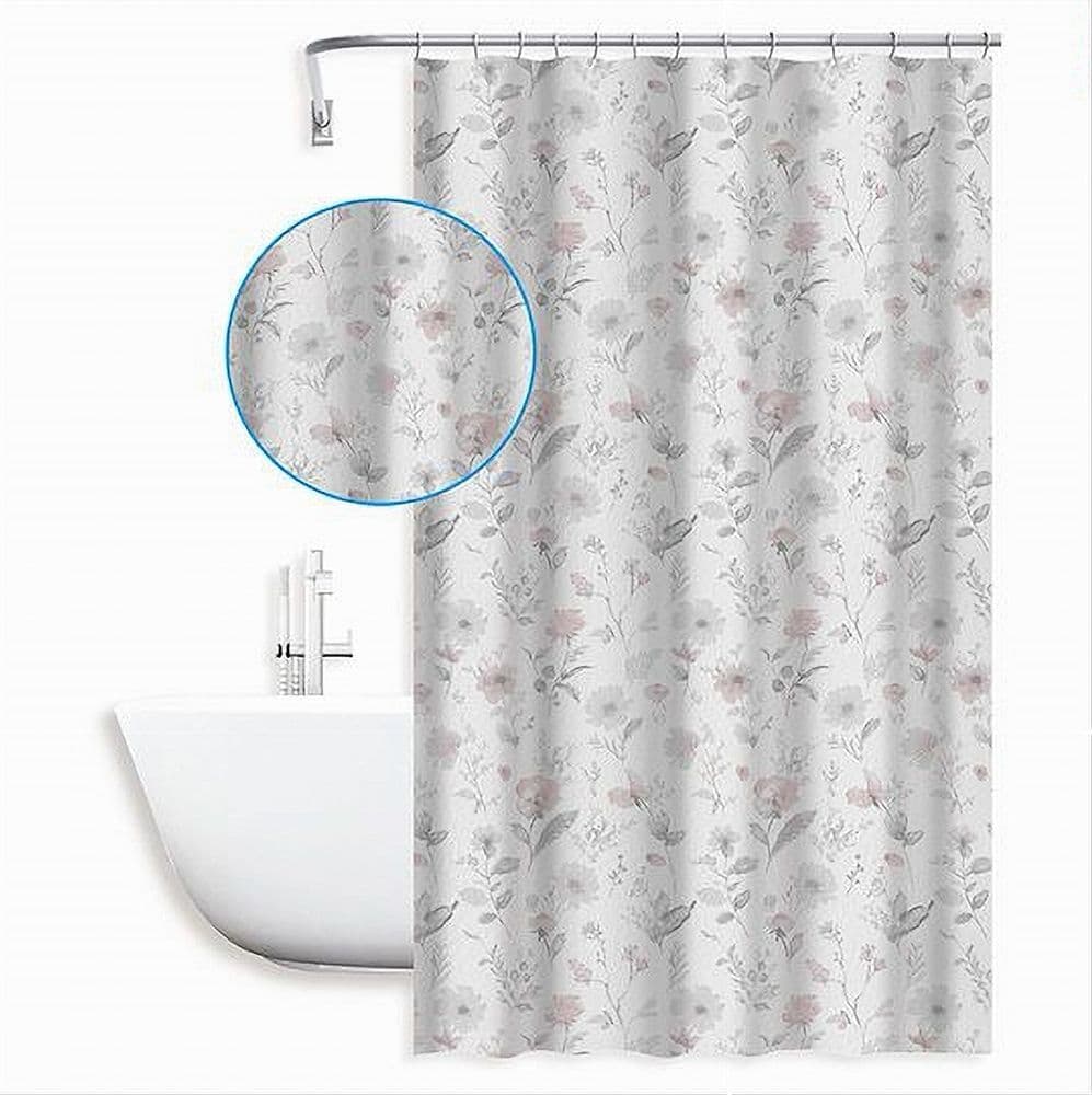 TENDA PER DOCCIA VASCA DA BAGNO DESIGN PRIMAVERILE 180X200CM CON 12 ANELLI 87595 in Tende da doccia Trade Shop italia - Napoli, commercioVirtuoso.it