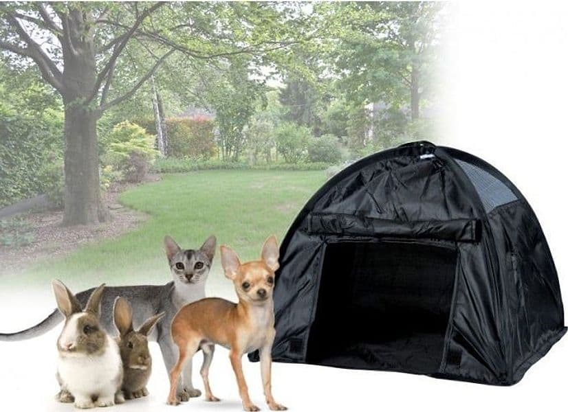 Tenda-Pop-Up-Per-Animali-Di-Piccola-Taglia-36-X-36-X-36-Cm-Con-Finestra