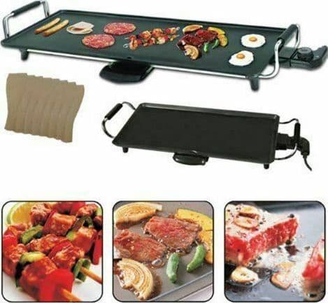 TEPPANYAKI XL GRIGLIA PIASTRA CON RIVESTIMENTO ANTIADERENTE TAVOLO RISCALDANTE