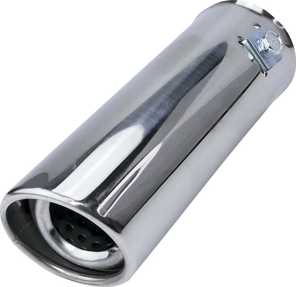 Terminale Di Scarico Diametro 30-45mm Lunghezza 160mm Copertura Cromata Marmitta Auto e Moto/Parti per auto/Tubi e sistemi di scarico/Terminali di scarico e parti/Terminali di scarico Trade Shop italia - Napoli, Commerciovirtuoso.it