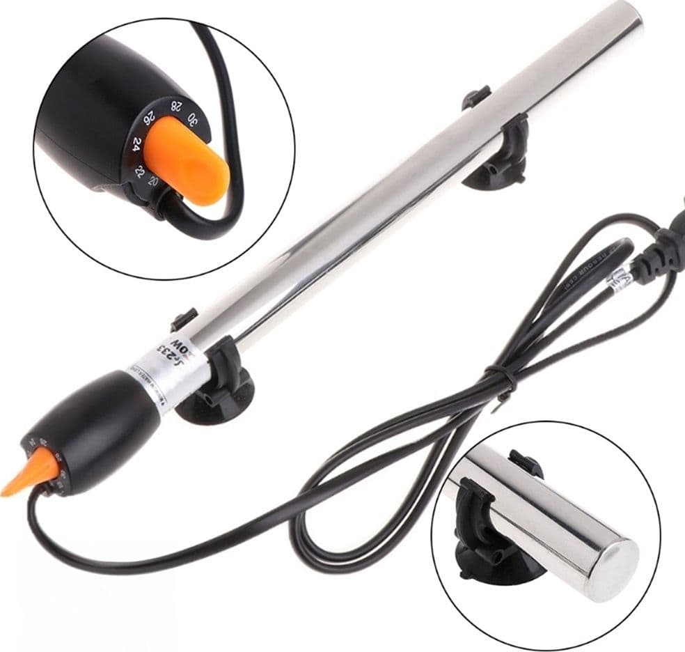 TERMO RISCALDATORE PER ACQUARIO 500 W TERMOREGOLATORE CON TERMOSTATO IN ACCIAIO in Riscaldatori per acquario Trade Shop italia - Napoli, commercioVirtuoso.it