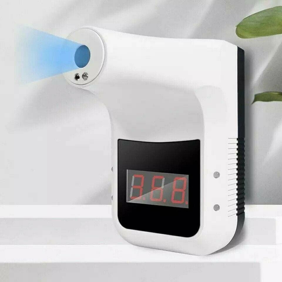 Termoscanner-Ir-Infrarossi-Termometro-Digitale-Autonomo-Da-Parete-Muro-Febbre