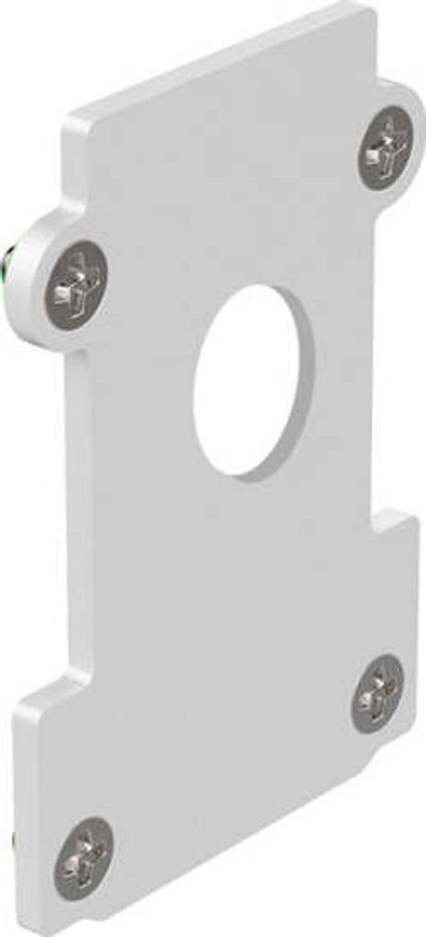 Testata-A-Incasso-Con-Foro-Ego-Alluminio-Bianco