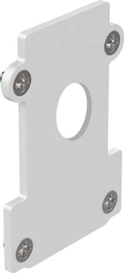 Testata-A-Incasso-Con-Foro-Ego-Alluminio-Bianco