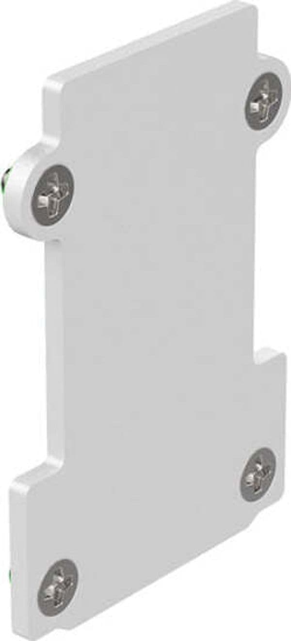 Testata-A-Incasso-Senza-Foro-Ego-Alluminio-Bianco