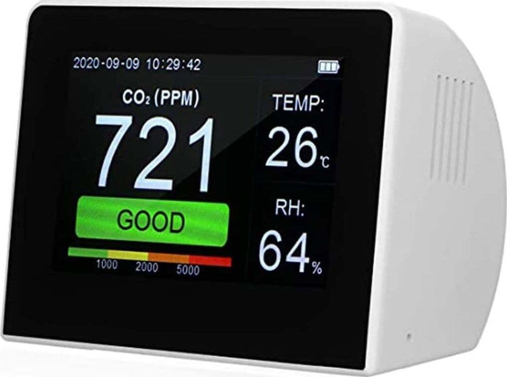 Tester Della Qualità Dell'aria Display Grande Fai da te/Sicurezza e protezione/Sensori di sicurezza e rilevatori/Rilevatori di CO2 BBuy - Battipaglia, Commerciovirtuoso.it