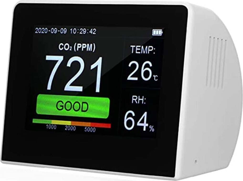 Tester Della Qualità Dell'aria Display Grande Fai da te/Sicurezza e protezione/Sensori di sicurezza e rilevatori/Rilevatori di CO2 BBuy - Battipaglia, Commerciovirtuoso.it