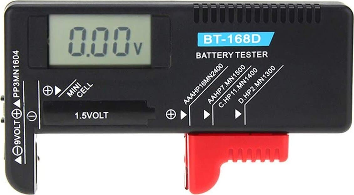 Tester Digitale di Capacità Pile Batterie LCD per AA, AAA, C, D, 9V, mini cella in Tester per batterie 85cento.it - Potenza, commercioVirtuoso.it