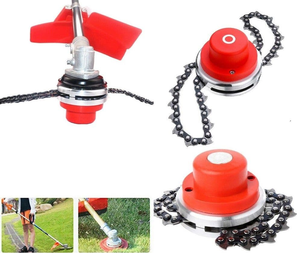 Testina-Ricambio-Per-Rasaerba-A-Catena-65mm-In-Acciaio-Decespugliatore-Erba