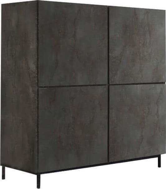 THALIA---credenza-moderna-con-ante-ammortizzate-cm-136-x-50-x-151-h-Antracite-Milani-Home