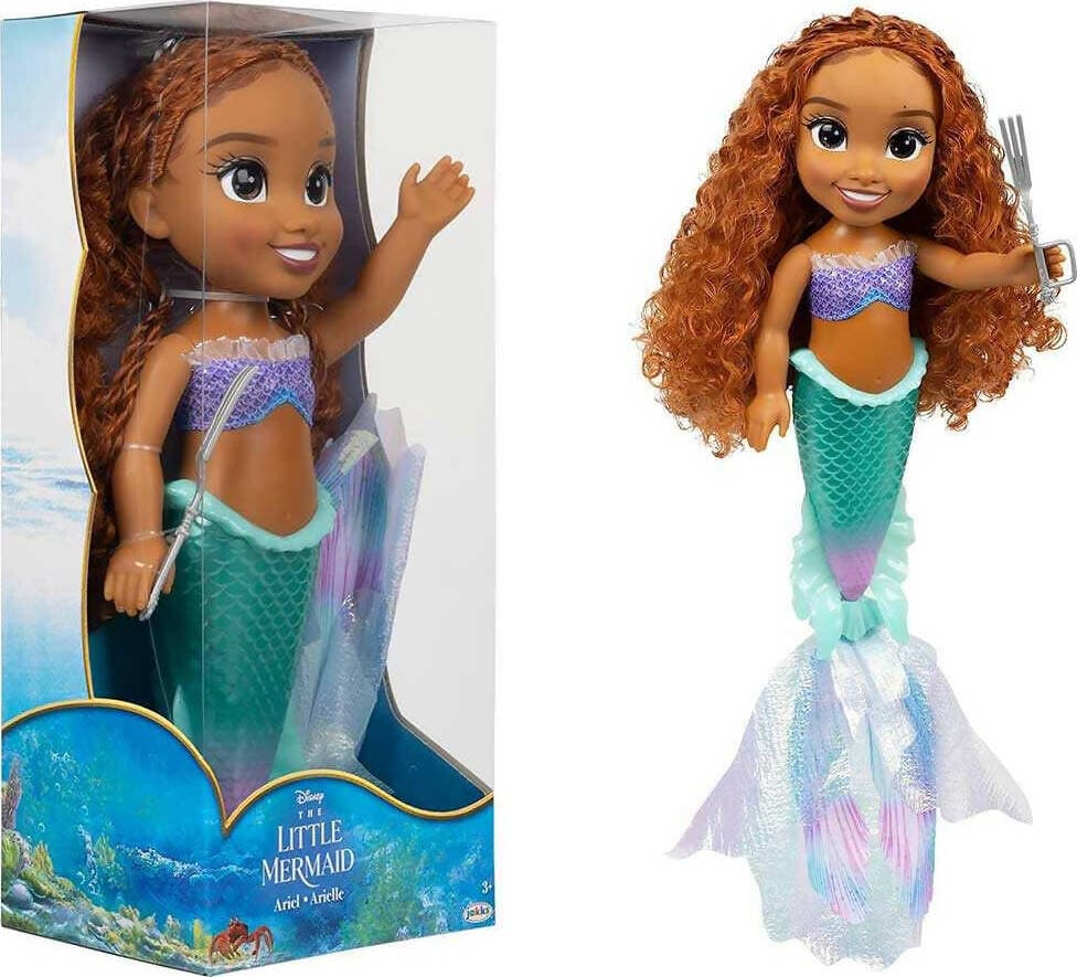 The Little Mermaid Disney Sirenetta Movie – Splendida Bambola Ariel Alta 38 Cm, Con Coda Iridescente Perlata E Pinne In Tessuto Scintillanti Giochi e giocattoli/Bambole e accessori/Bambole Fashion e accessori/Bambole Fashion Cartoleria Deja Vu - Crotone, Commerciovirtuoso.it