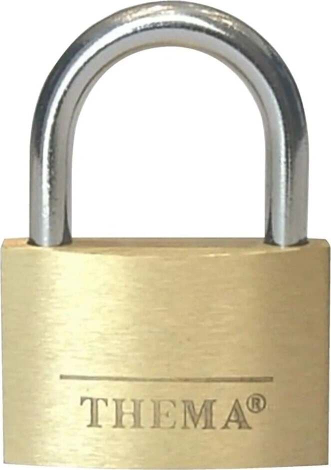 THEMA---LUCCHETTO-IN-OTTONE-ARCO-NORMALE-50MM***