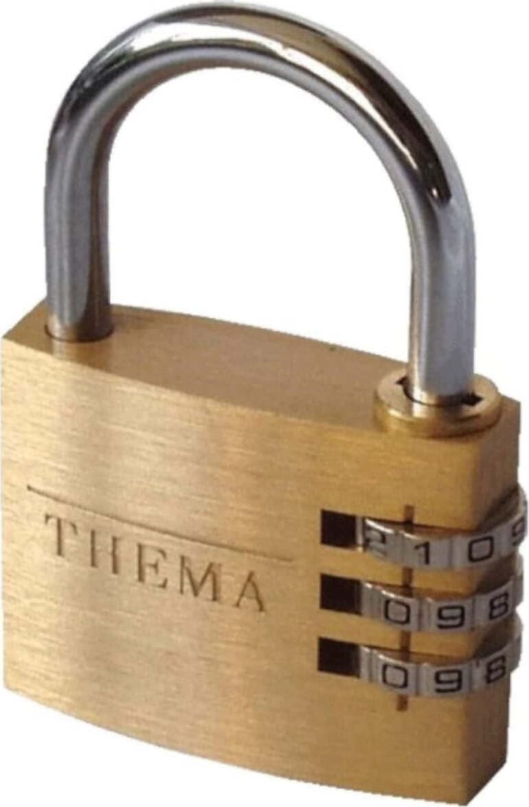THEMA---LUCCHETTO-IN-OTTONE-CON-ARCO-40MM---3-COMBINATORI