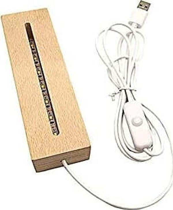 Tiardey Base per Display Con Luci Rettangolari in Legno Supporto Illuminato Elettronica/Cellulari e accessori/Accessori/Supporti BBuy - Battipaglia, Commerciovirtuoso.it