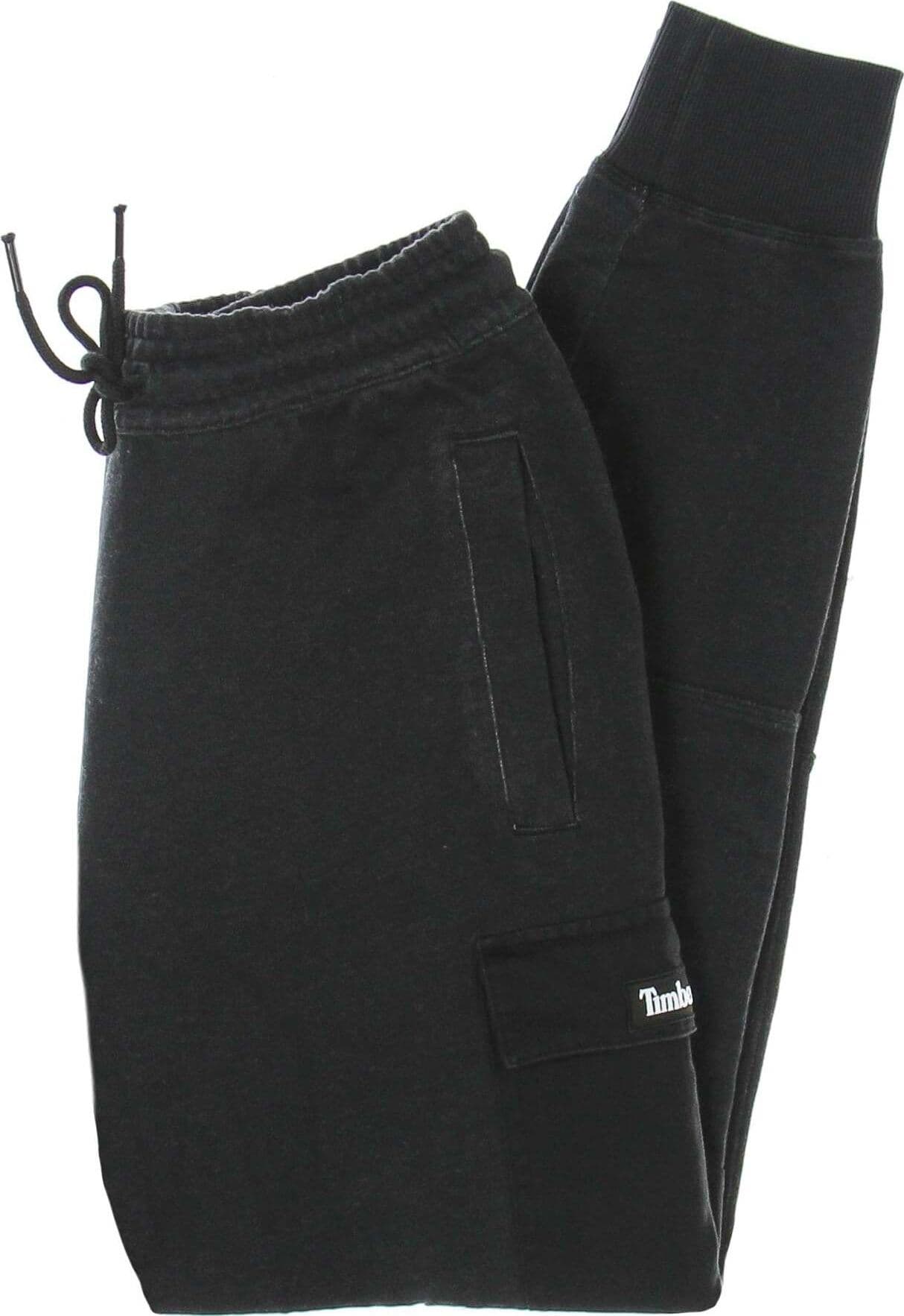 TIMBERLAND-Pantalone-Tuta-Leggero-Uomo-Gd-Cargo-Sweatpant-Black-da-uomo