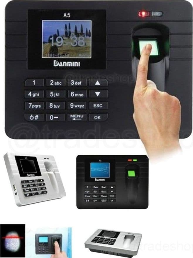 TIMBRA PRESENZE BIOMETRICO REGISTRA 2000 IMPRONTE DIGITALI RITARDI ORARI LAVORO Trade Shop italia - Napoli, Commerciovirtuoso.it