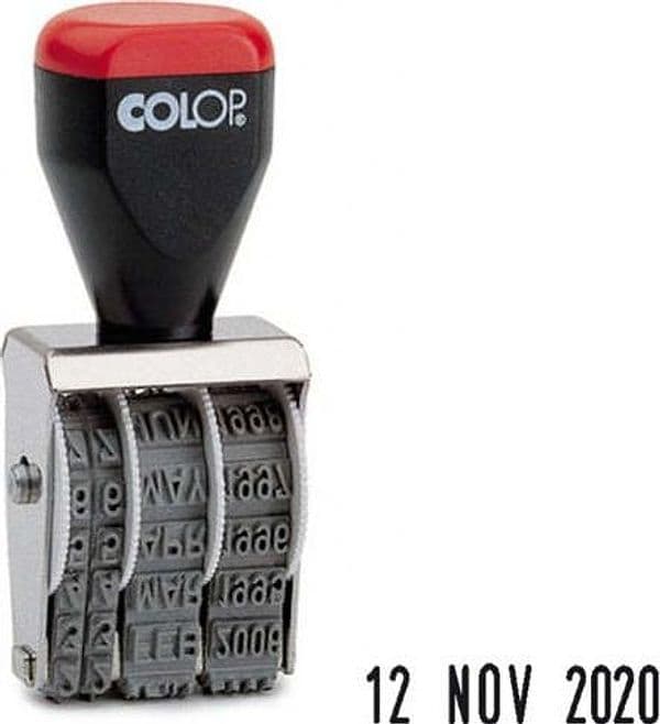 Timbro 04000 Datario - 4 mm - Colop Cancelleria e prodotti per ufficio/Archivio ufficio e accessori per scrivania/Etichette divisori per schedario e timbri/Timbri e materiali per timbri/Timbri Eurocartuccia - Pavullo, Commerciovirtuoso.it