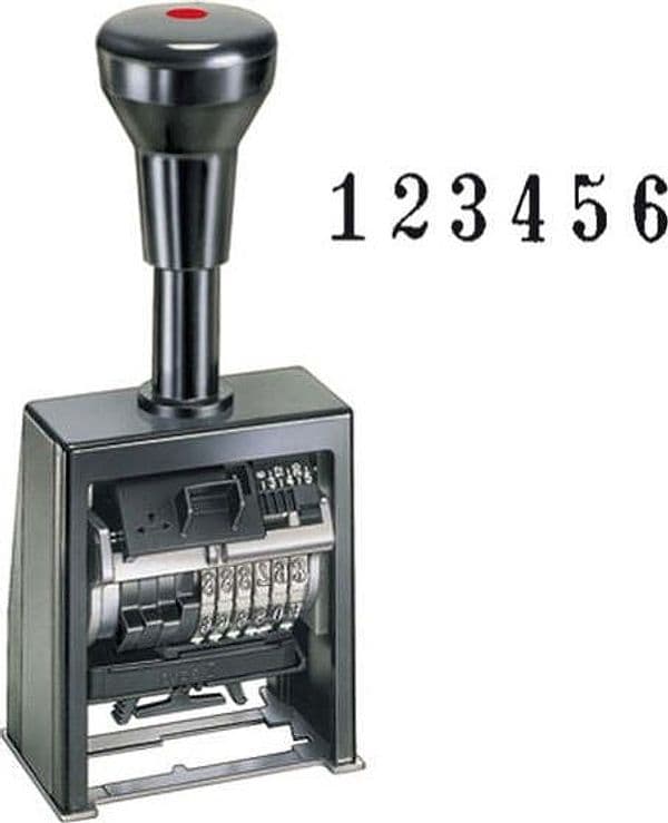 Timbro Numeratore Reiner B6K - autoinchiostrante - automatico - 6 colonne 4 5 mm - Colop Cancelleria e prodotti per ufficio/Archivio ufficio e accessori per scrivania/Etichette divisori per schedario e timbri/Timbri e materiali per timbri/Timbri Eurocartuccia - Pavullo, Commerciovirtuoso.it