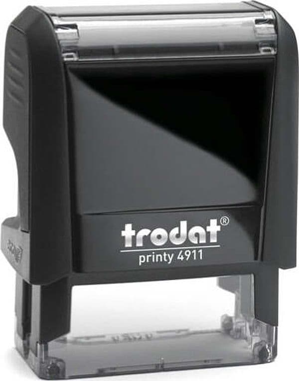 Timbro Original Printy 4.0 4911 - autoinchiostrante - personalizzabile - 38x14 mm - 4 righe - Trodat Cancelleria e prodotti per ufficio/Archivio ufficio e accessori per scrivania/Etichette divisori per schedario e timbri/Timbri e materiali per timbri/Timbri Eurocartuccia - Pavullo, Commerciovirtuoso.it