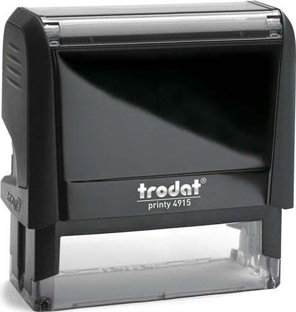 Timbro Original Printy 4.0 4915 - autoinchiostrante - personalizzabile - 70x25 mm - 7 righe - Trodat Cancelleria e prodotti per ufficio/Archivio ufficio e accessori per scrivania/Etichette divisori per schedario e timbri/Timbri e materiali per timbri/Timbri Eurocartuccia - Pavullo, Commerciovirtuoso.it