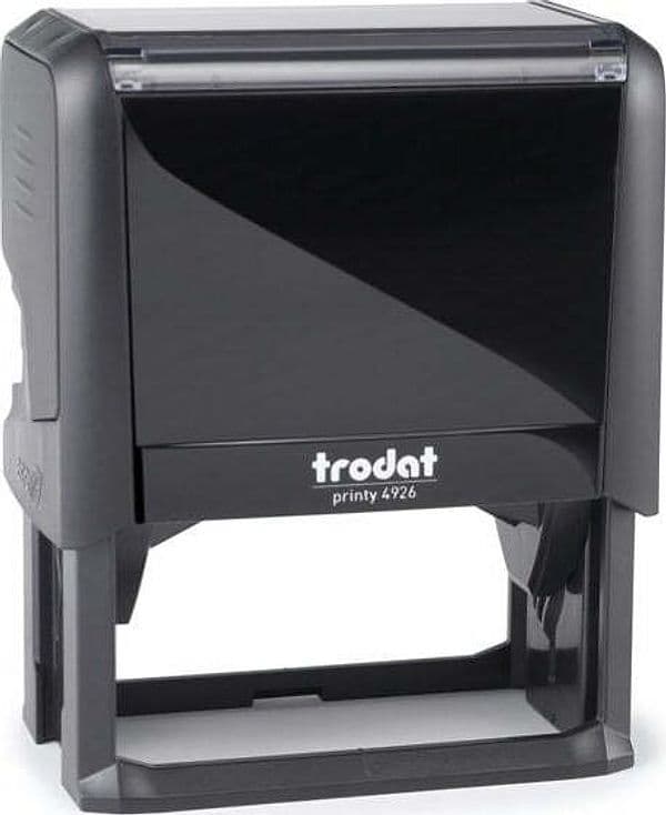 Timbro Original Printy 4926 - autoinchiostrante - personalizzabile - 75x38 mm - 8 righe - Trodat Cancelleria e prodotti per ufficio/Archivio ufficio e accessori per scrivania/Etichette divisori per schedario e timbri/Timbri e materiali per timbri/Timbri Eurocartuccia - Pavullo, Commerciovirtuoso.it