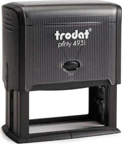 Timbro Original Printy 4931 - autoinchiostrante - personalizzabile - 70x30 mm - 7 righe - Trodat Cancelleria e prodotti per ufficio/Archivio ufficio e accessori per scrivania/Etichette divisori per schedario e timbri/Timbri e materiali per timbri/Timbri Eurocartuccia - Pavullo, Commerciovirtuoso.it