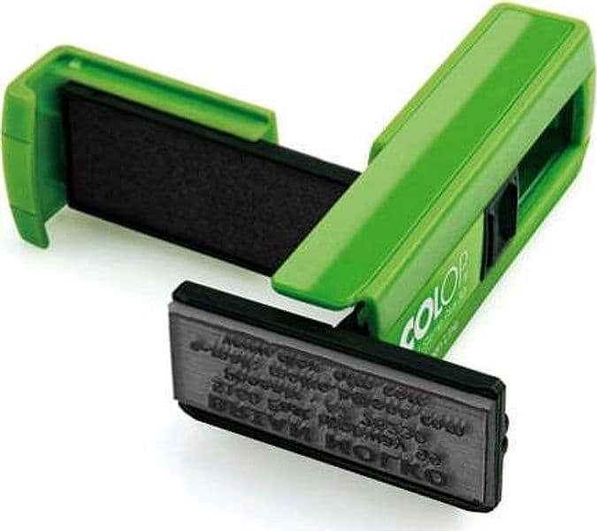 Timbro Pocket Stamp Plus 30 - 18x47 mm - 5 righe - autoinchiostrante - Colop Cancelleria e prodotti per ufficio/Archivio ufficio e accessori per scrivania/Etichette divisori per schedario e timbri/Timbri e materiali per timbri/Timbri Eurocartuccia - Pavullo, Commerciovirtuoso.it