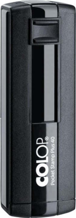 Timbro Pocket Stamp Plus 40 - autoinchiostrante - 23 x 59 mm - 6 righe - nero - Colop Cancelleria e prodotti per ufficio/Archivio ufficio e accessori per scrivania/Etichette divisori per schedario e timbri/Timbri e materiali per timbri/Timbri Eurocartuccia - Pavullo, Commerciovirtuoso.it