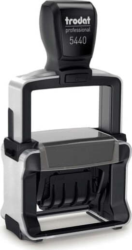 Timbro Professional 4.0 5440 Datario - 49x28 mm - 4 mm - personalizzabile - autoinchiostrante - Trodat Cancelleria e prodotti per ufficio/Archivio ufficio e accessori per scrivania/Etichette divisori per schedario e timbri/Timbri e materiali per timbri/Timbri Eurocartuccia - Pavullo, Commerciovirtuoso.it