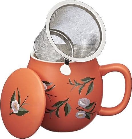 Tisaniera Camelia Corallo Matt Casa e cucina/Tè e caffè/Teiere con infusore MariTea bottega del Tè - Lodi, Commerciovirtuoso.it
