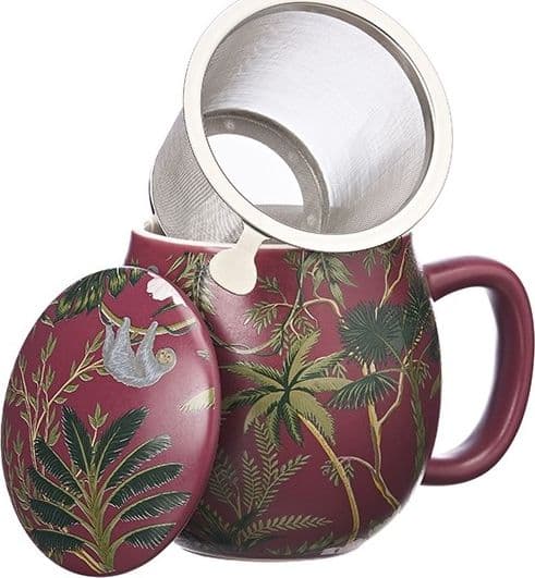 Tisaniera Jungle Bordò-Bradipo Casa e cucina/Tè e caffè/Teiere con infusore MariTea bottega del Tè - Lodi, Commerciovirtuoso.it