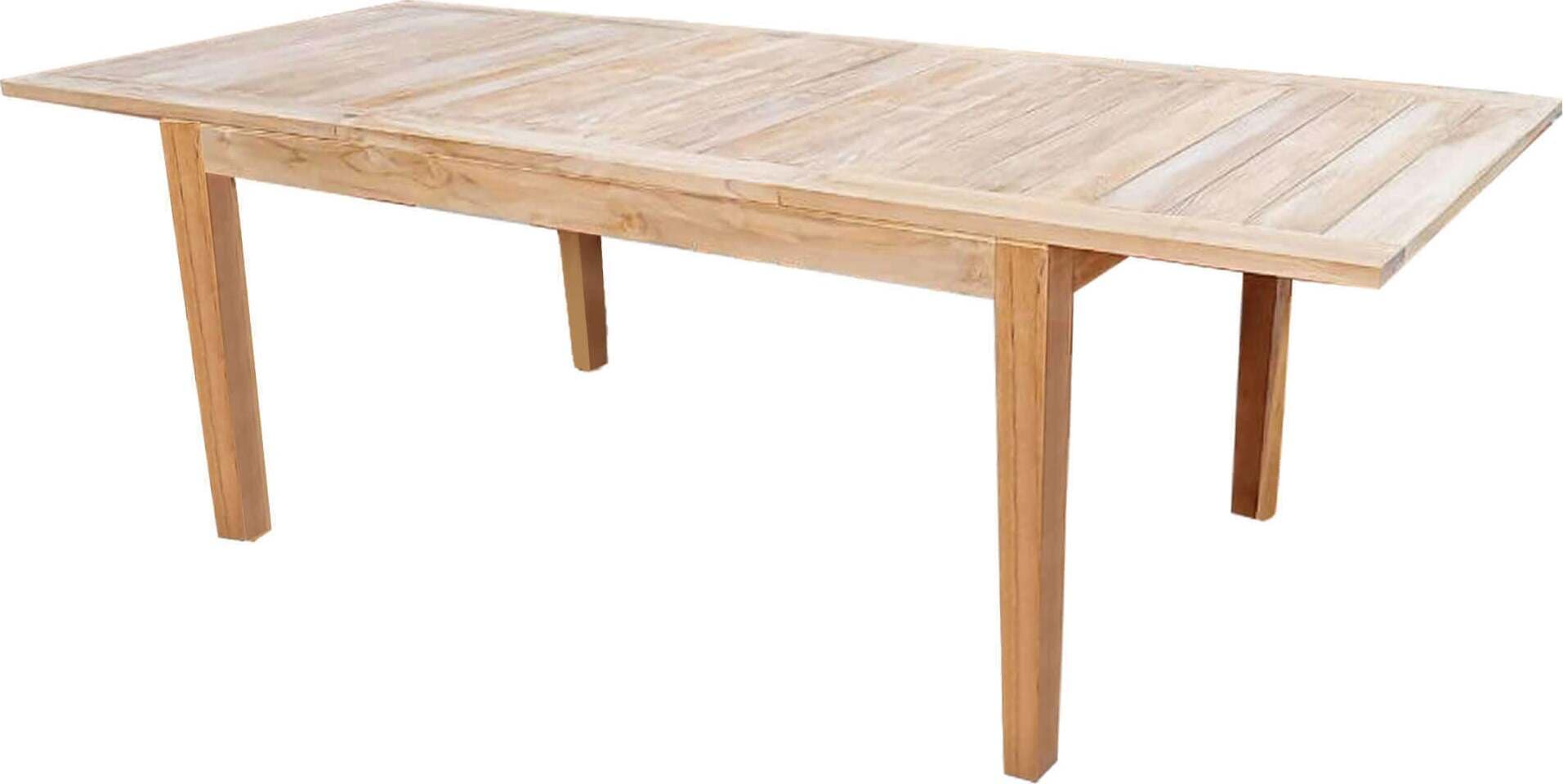 TOBI---tavolo-in-teak-allungabile-220/300-x-100-Marrone-Milani-Home