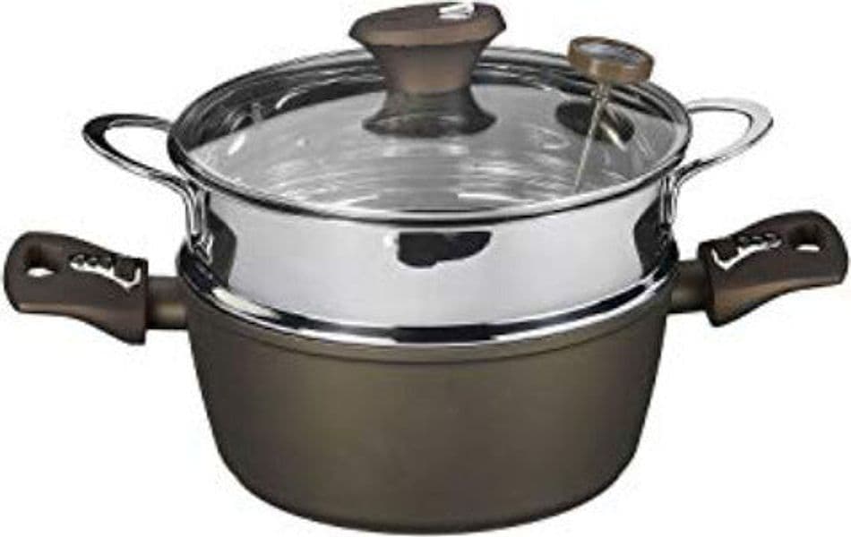 TOGNANA---FRIGGIVAPORIERA-MULTIFUNZIONALE-5-PEZZI---ALLUMINIO,-ARGENTO