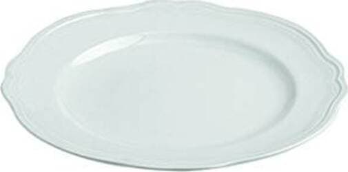 TOGNANA---PIATTO-IN-PORCELLANA-PIANO-26-CM-LINEA-OPERA-BIANCO