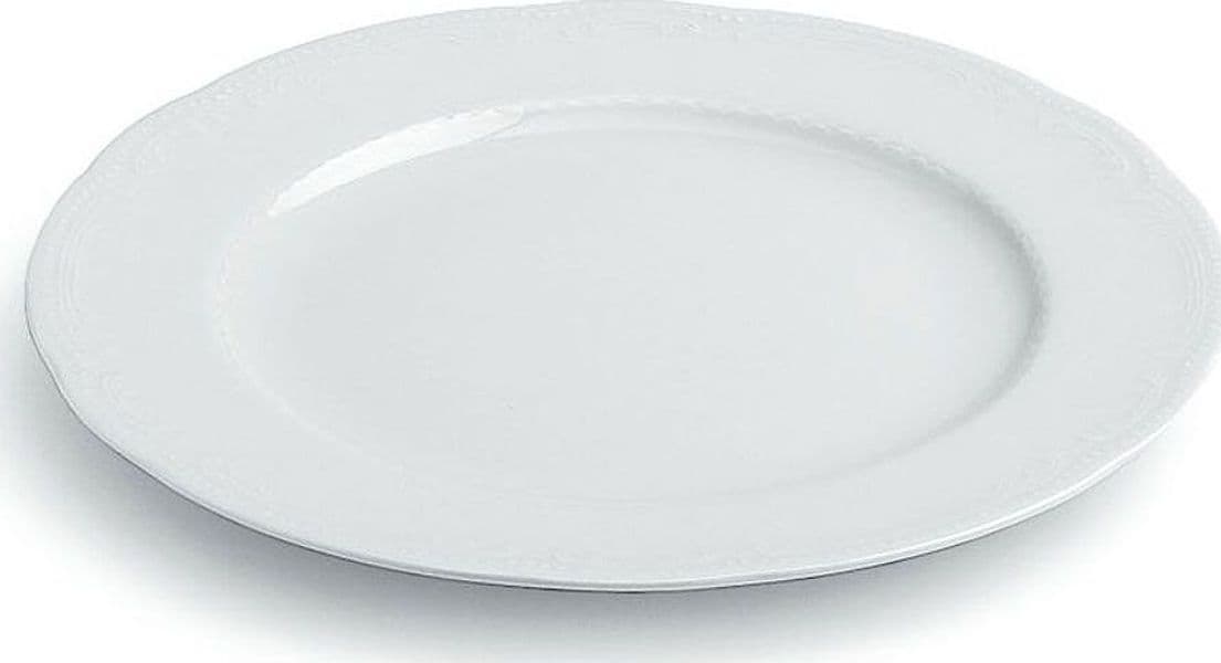 TOGNANA---PIATTO-PIANO-IN-PORCELLANA-28-CM-LINEA-WIEN-BIANCO